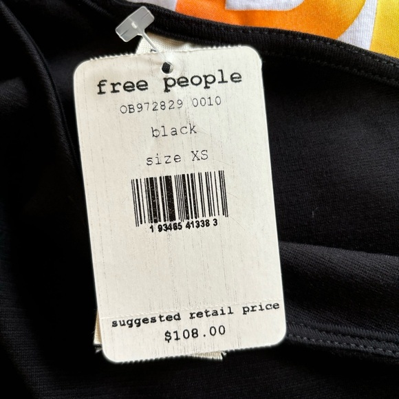 NWT • Free People Zoya One-Shoulder Shift Dress • size XS - Picture 6 of 6